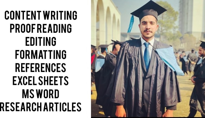 I will do content writing and research articles