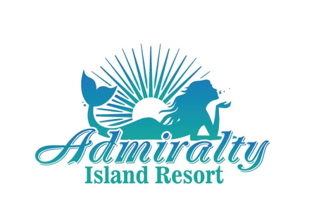 I will do create exciting mermaid logo design for your golf resort