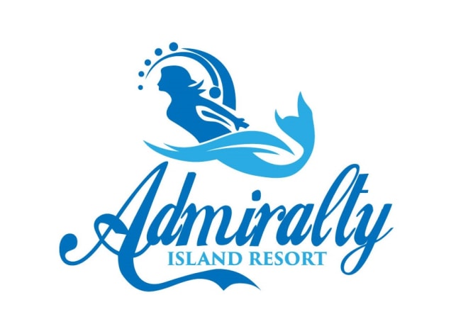 I will do create mermaid logo design for your golf resort within 24 hours