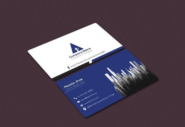 I will do creative, unique, professional, business visiting card