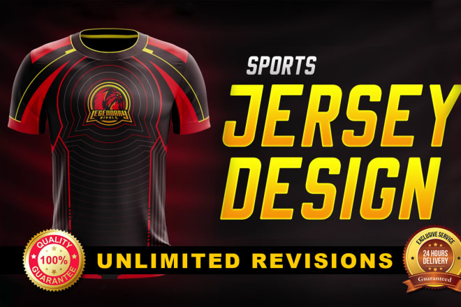 I will do custom jersey design