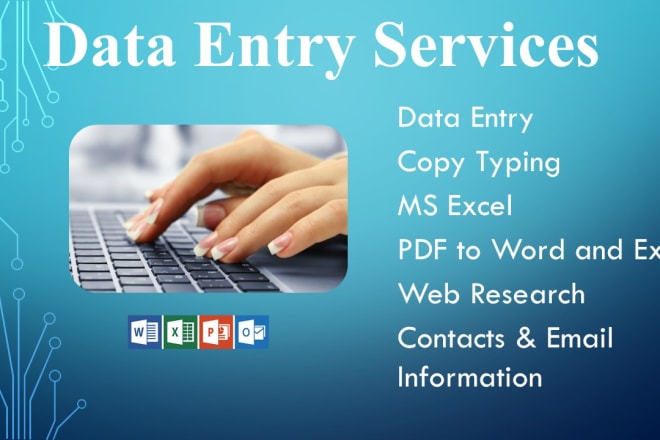 I will do data entry and copy paste job