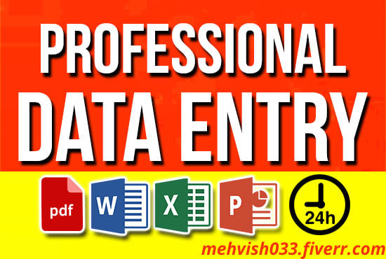 I will do data entry and online search for you