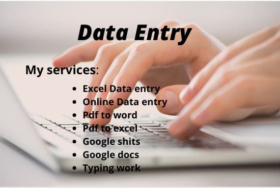 I will do data entry in web,copy paste, typing