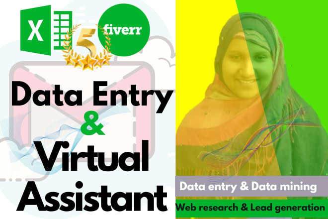 I will do data entry, web research, data analysis and lead generation work