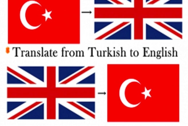 I will do english turkish translations
