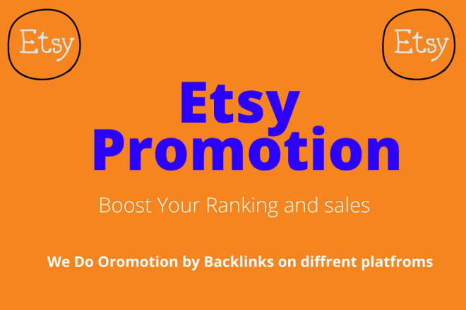 I will do etsy shop promotion with result
