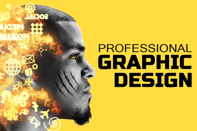 I will do everything about graphic design and digital art for you