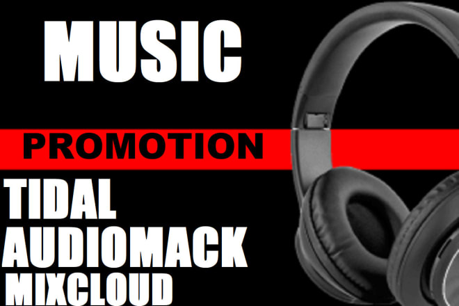 I will do fast organic audiomack, tidal, mixcloud shoutout to boost streams