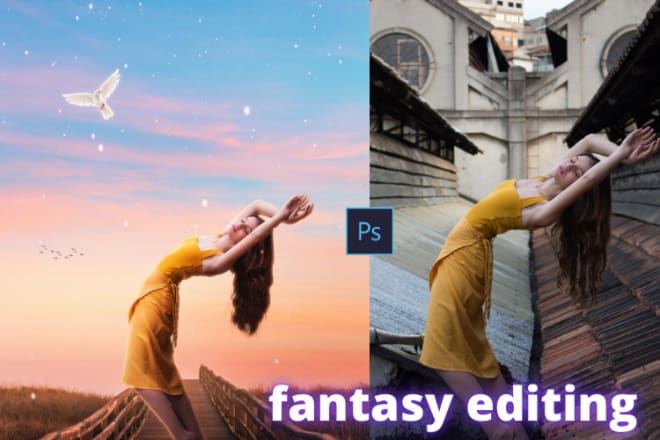 I will do glowing fantasy photoshop manipulation professionally