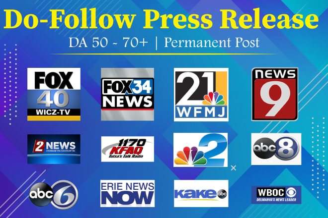 I will do high quality press release and premium distribution