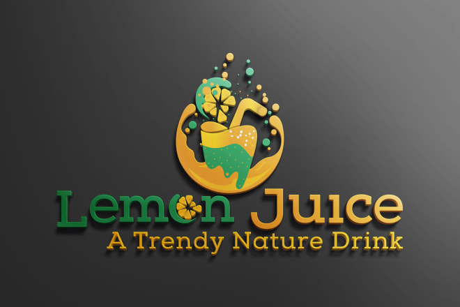 I will do juce bar,smoothie logo for you