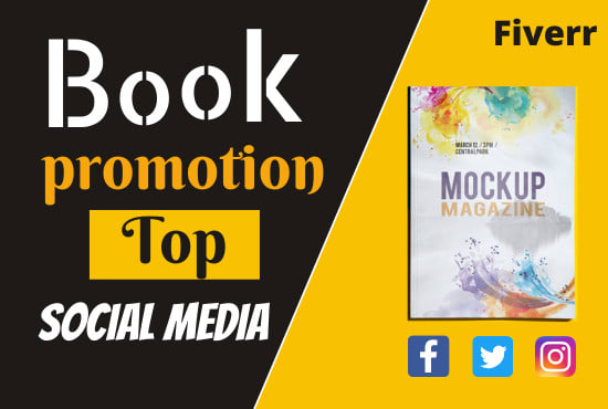 I will do kindle book promotion and amazon book marketing on top social media