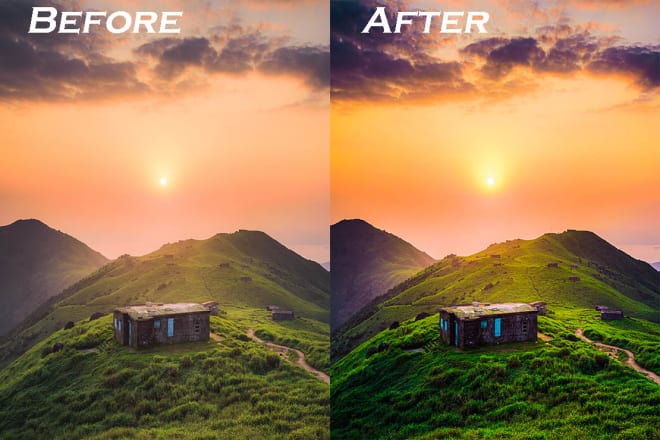 I will do landscape photo editing and retouching in lightroom