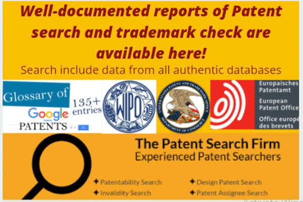 I will do patent search,trademark check for your idea or product