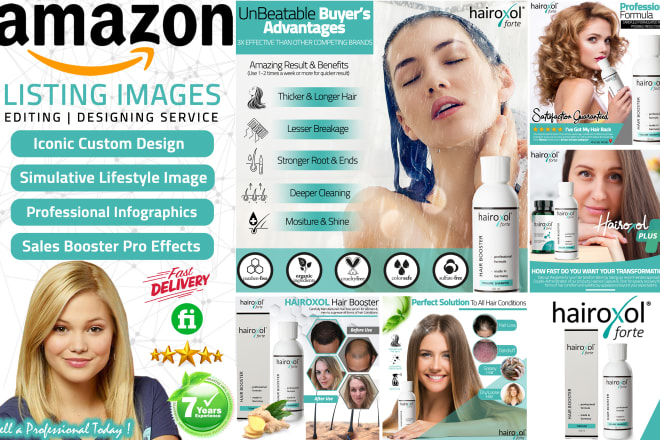 I will do photoshop editing for amazon product listing images