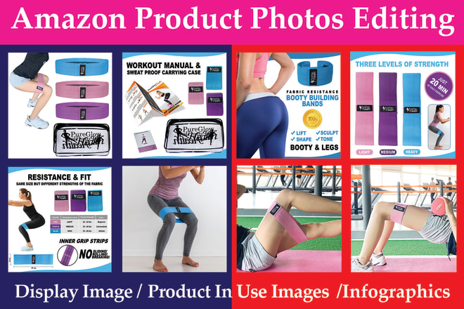 I will do photoshop editing for amazon products