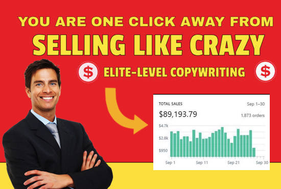 I will do professional copywriting and sales copy that sells