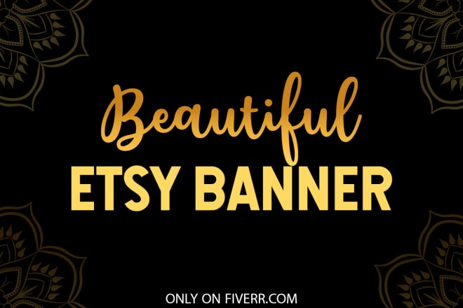 I will do professional etsy banner design for store