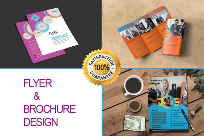 I will do professional flyer and brochure design