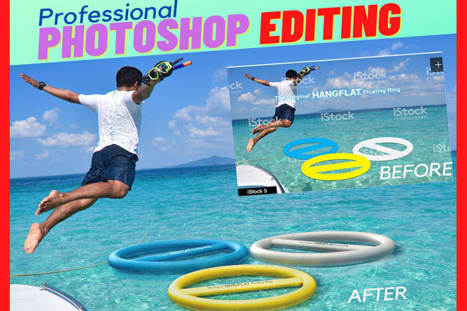 I will do professional photo manipulation, editing in photoshop
