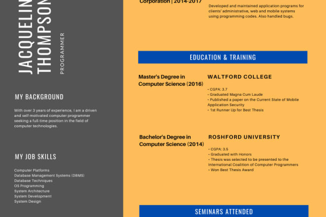 I will do professional resume design for you