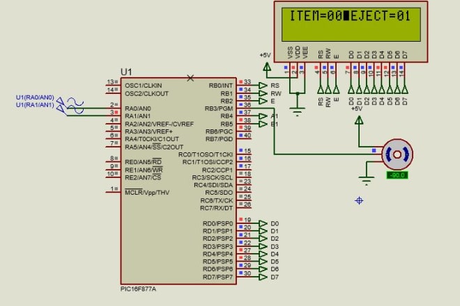 I will do programming of the circuit based on pic microcontroller