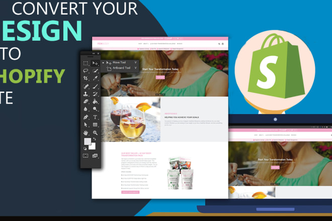 I will do PSD into shopify theme rich quality inc mobile responsive