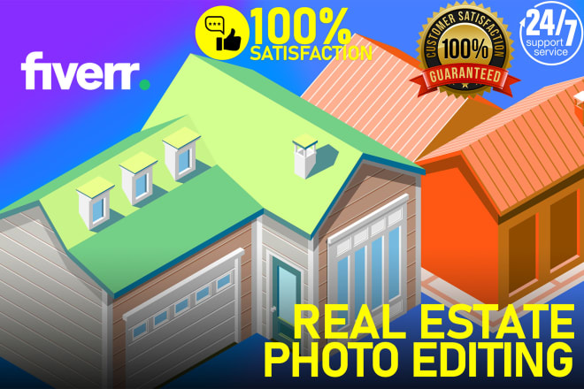 I will do real estate, airbnb, vacation rental photo editing