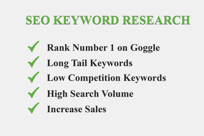 I will do SEO keyword research and competitor analysis that ranks