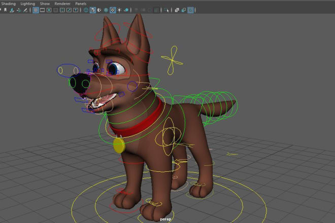 I will do simple 3d rigging for your character in maya