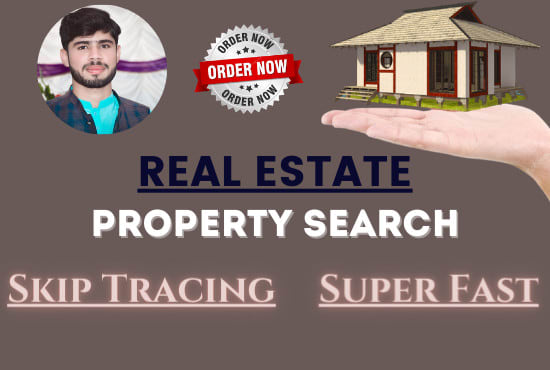 I will do skip tracing for real estate business by tloxp