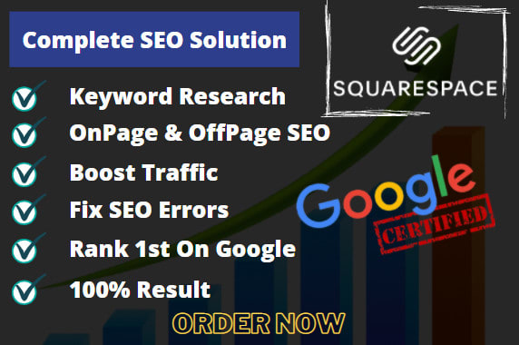 I will do squarespace SEO for google top ranking