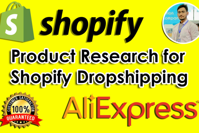 I will do trending aliexpress product research for shopify store