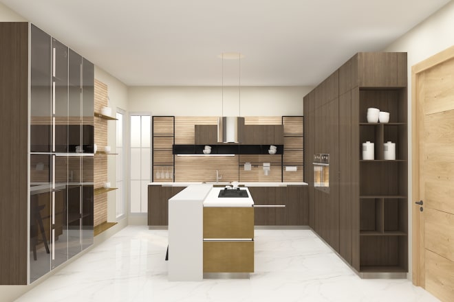 I will do unique modern and classical kitchen drawing and 3d images