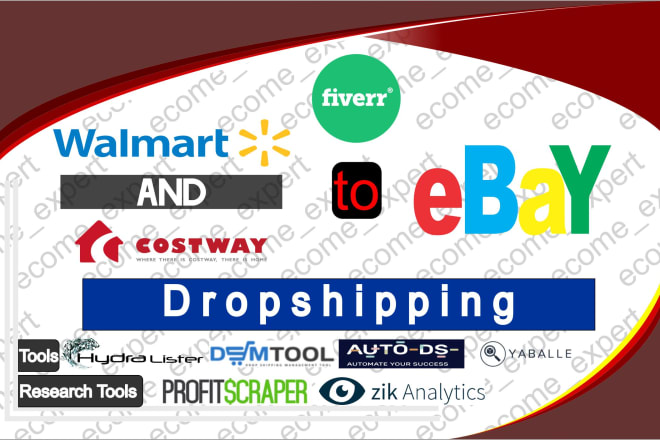 I will do walmart to ebay dropshipping product listing