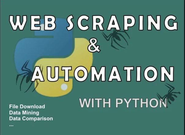 I will do web scraping, data mining and task automation with python