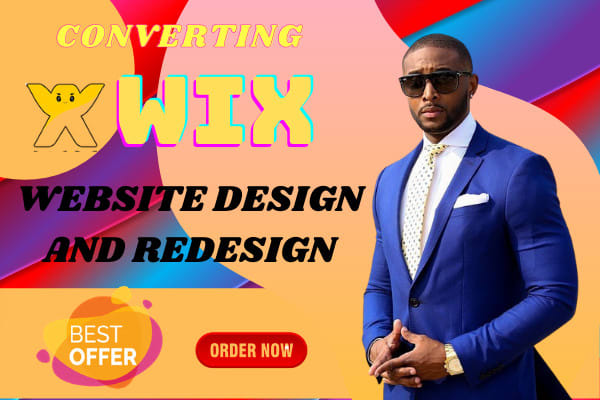 I will do wix website design,wix website redesign,redesign wix website