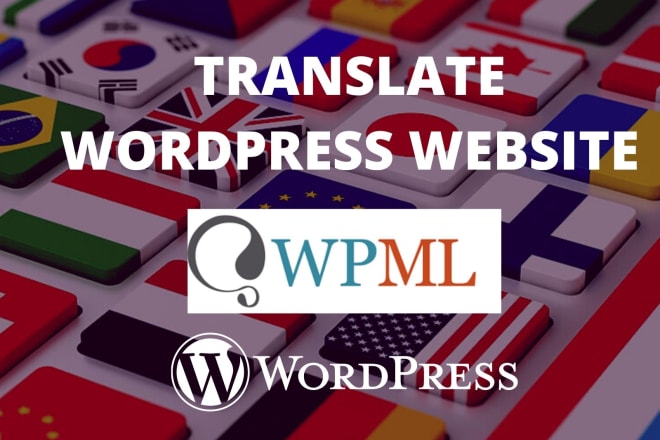 I will do wordpress website translation using wpml