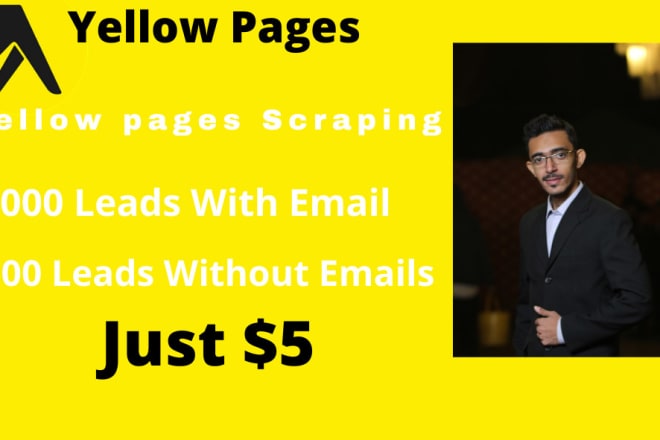 I will do yellow pages scrap, data scraper, web scraper very fast