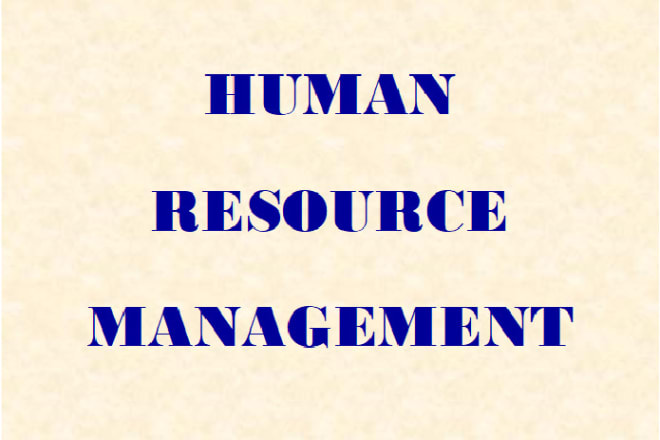 I will do your human resource management tasks