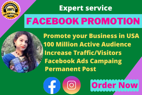I will do your product and business ads campaign by facebook promotion in USA, UK