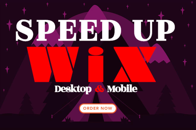 I will dramatically increase your wix store or website speed
