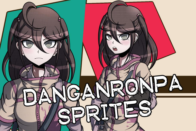I will draw a danganronpa styled sprite for you