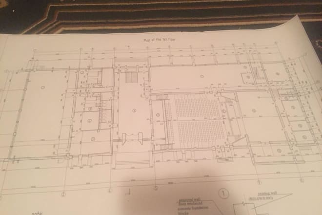 I will draw floor plans by hand
