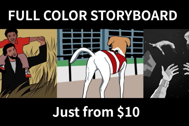 I will draw full color storyboard for your film or advertisement