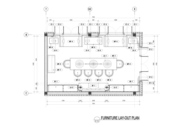 I will draw interior design drawings for your sketch or requirement