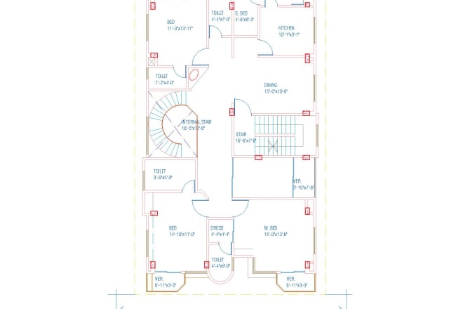 I will draw kitchen cabinet and architecture design, floor plan