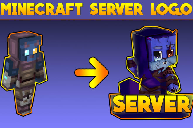 I will draw minecraft server avatar very cheap