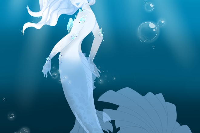 I will draw you a beautiful mermaid